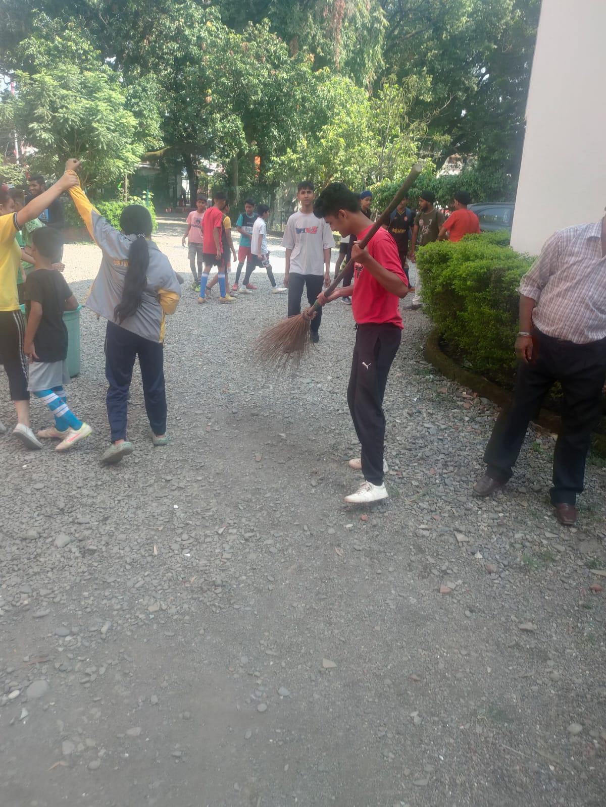 Cleanliness drive at GNA