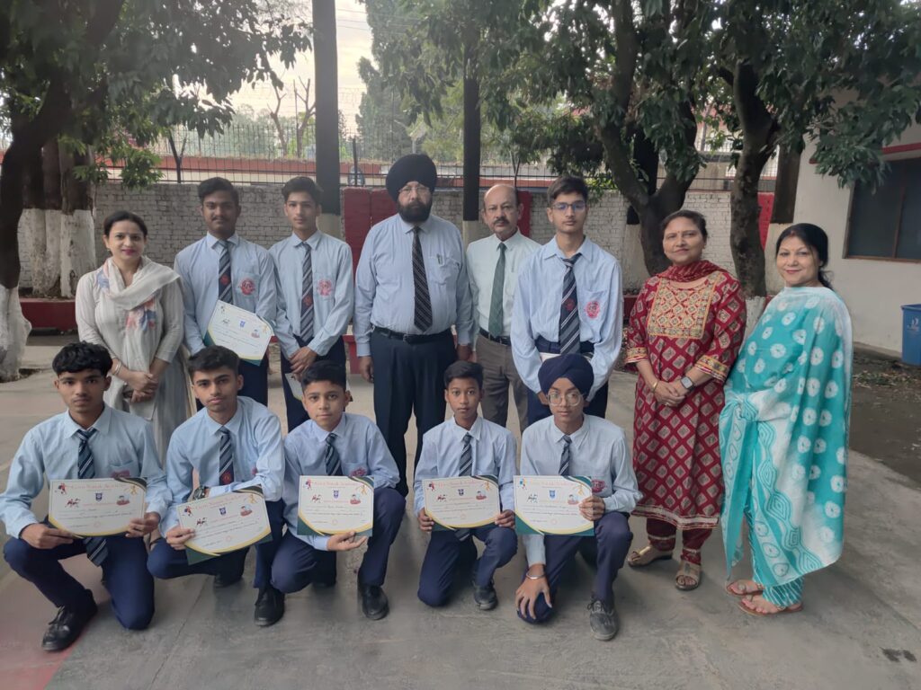Winners of Boys and Girls Indoor Cricket matches